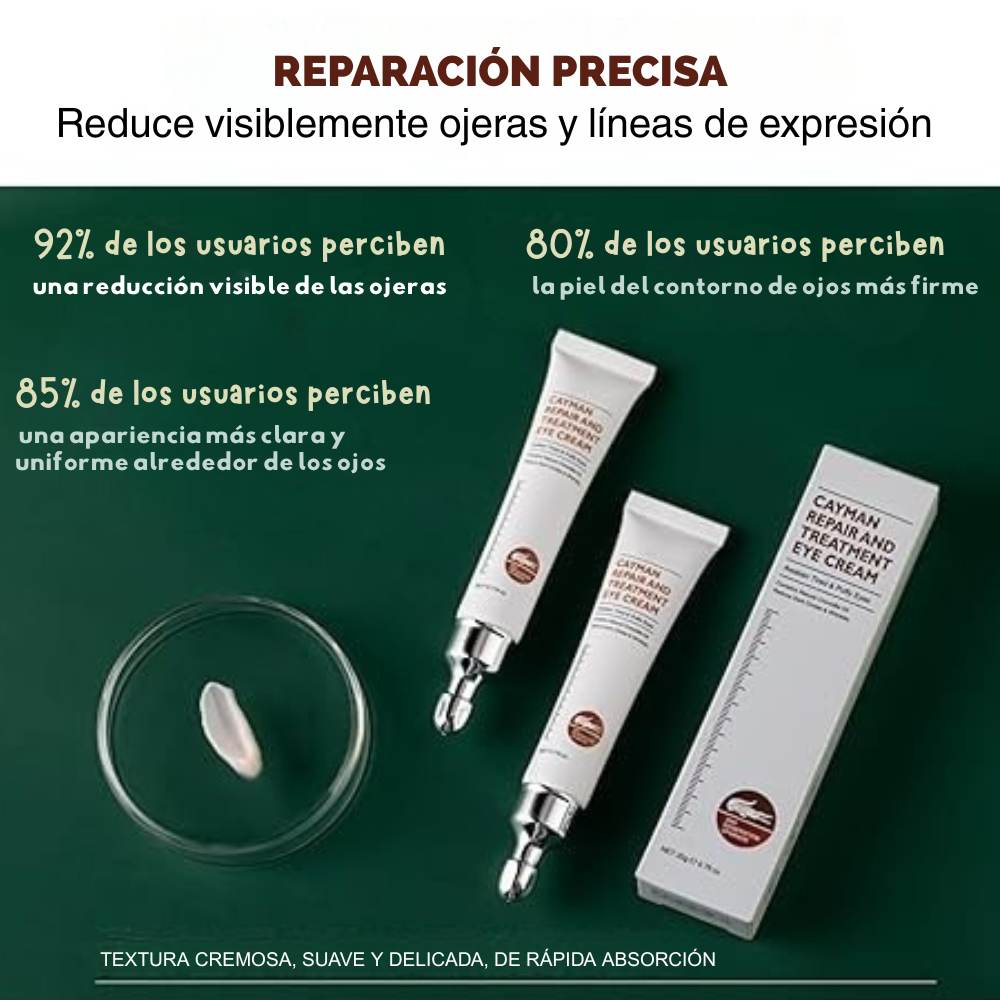 Cayman Eye Repair Crema para el Contorno de Ojos – Reparación y Tratamiento